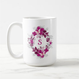 Pink Floral Butterfly Mug Kaffeetasse