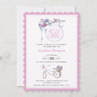 Pink Floral Cafe Sign | Süß 16