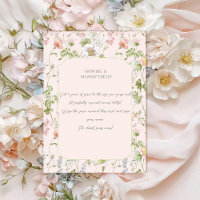 Pink Floral Chinoiserie Babydusche