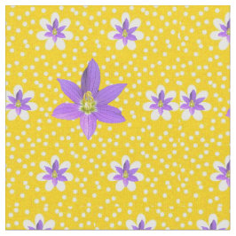 Pink Floral Daisy Fabric Stoff