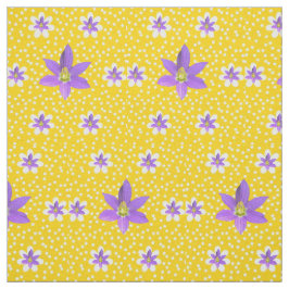 Pink Floral Daisy Fabric Stoff