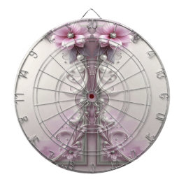 Pink Floral Dartboard Dartscheibe