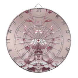Pink Floral Dartboard Dartscheibe