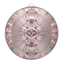 Pink Floral Dartboard Dartscheibe