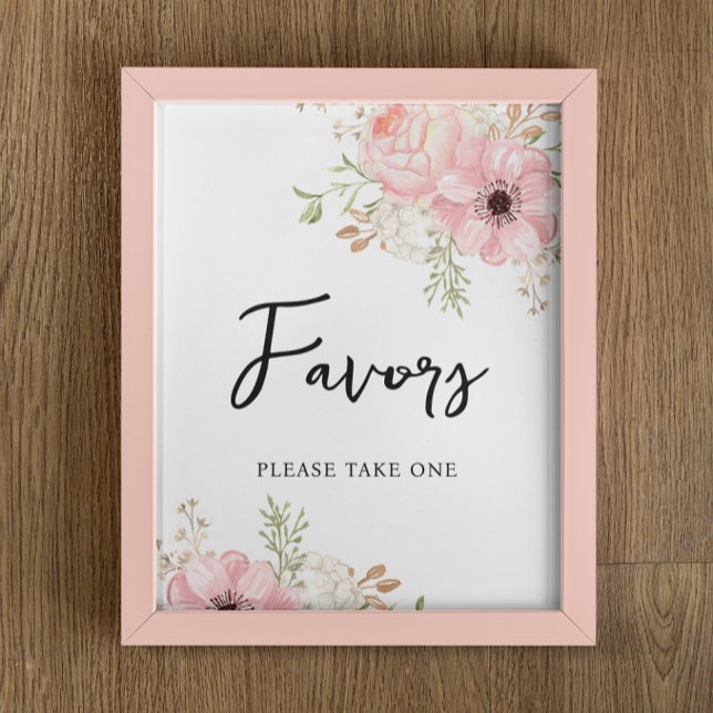 Pink Floral Girl Baby Duwer Favorit Zeichen Poster (Von Creator hochgeladen)