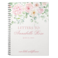 Pink Floral Hydrangea Briefe an den Geburtstag