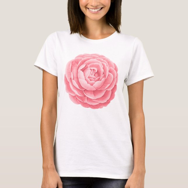 Pink Floral Lover T-Shirt (Vorderseite)