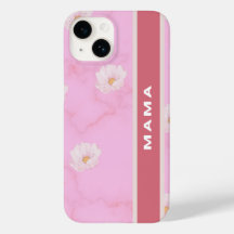 Pink Floral "Mama" Handy Case