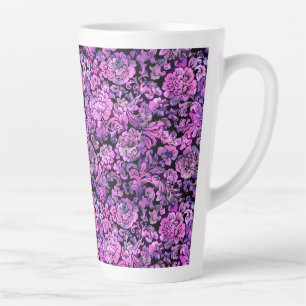 PINK FLORAL MILCHTASSE