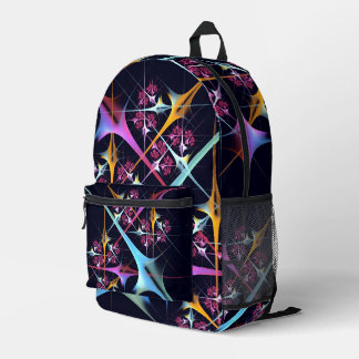 Pink Floral Modernes Abstraktes Kunstfarbmuster #0 Bedruckter Rucksack