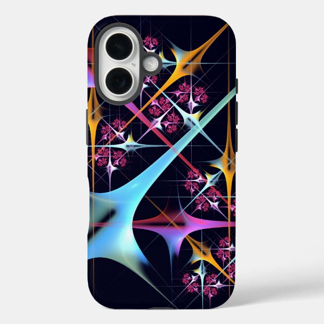 Pink Floral Modernes Abstraktes Kunstfarbmuster #0 Case-Mate iPhone Hülle (Rückseite)