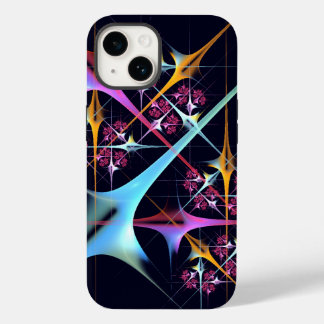 Pink Floral Modernes Abstraktes Kunstfarbmuster #0 Case-Mate iPhone 14 Hülle