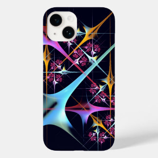 Pink Floral Modernes Abstraktes Kunstfarbmuster #0 Case-Mate iPhone 14 Hülle