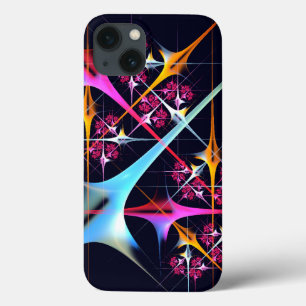 Pink Floral Modernes Abstraktes Kunstfarbmuster #0 Case-Mate iPhone Hülle