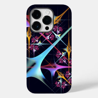 Pink Floral Modernes Abstraktes Kunstfarbmuster #0 Case-Mate iPhone 14 Pro Hülle