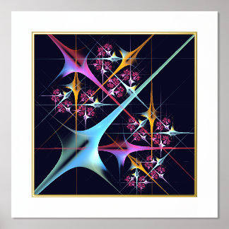 Pink Floral Modernes Abstraktes Kunstfarbmuster #0 Foliendrucke