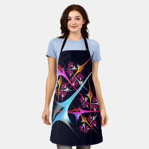 Pink Floral Modernes Abstraktes Kunstfarbmuster #0 Schürze