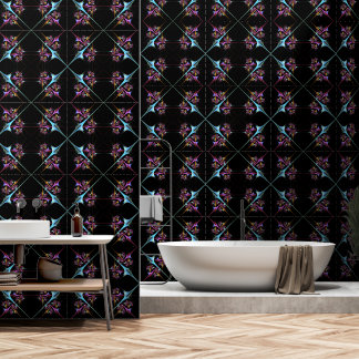 Pink Floral Modernes Abstraktes Kunstfarbmuster #0 Tapete