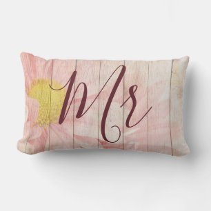 Pink Floral Mr. and Mrs. Lendenkissen