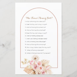 Pink Floral Pampas Grass, der Mommy Best Game kenn