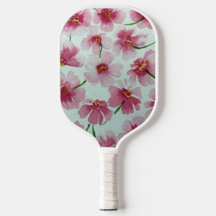Pink Floral - Pickleball Paddel Pickleball Schläger
