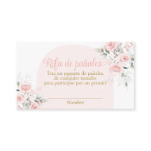 Pink Floral Spanisches Windelwaschgerät Raffle Bab