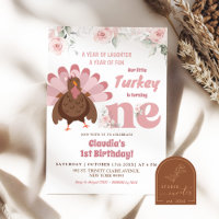 Pink Floral Türkei Erstes Geburtstagskind