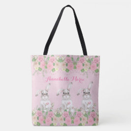 Pink Floral Wertvoll Bunny Rabbit