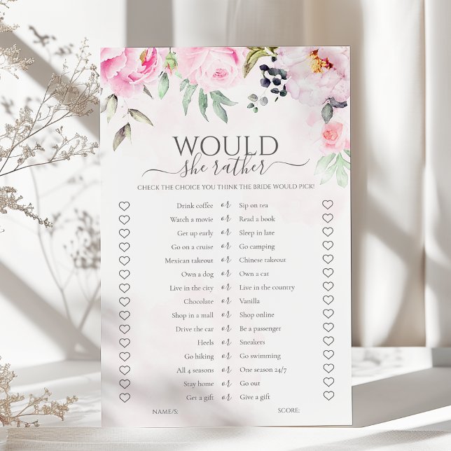 Pink Floral würde sie eher Brautparty spielen (Von Creator hochgeladen)