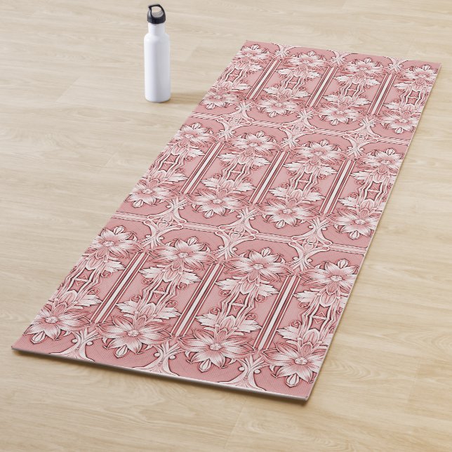 Pink Floral Yoga Mat Yogamatte (Beispiel)