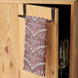 Pink Flower Kitchen Towel Geschirrtuch