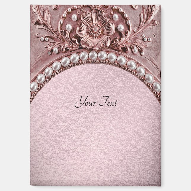 Pink Flower Magnet (Vorderseite)