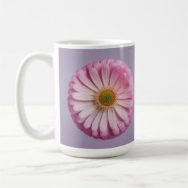 Pink Flower Meditation Classic White Mug Kaffeetasse