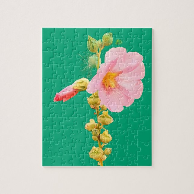 Pink flower puzzle (Vertikal)