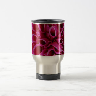 Pink Flower Travel Mug Reisebecher