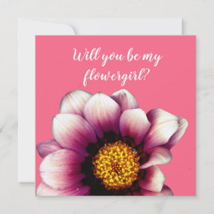 Pink Flown, Werden Sie meine Blumenkarten sein? Dankeskarte