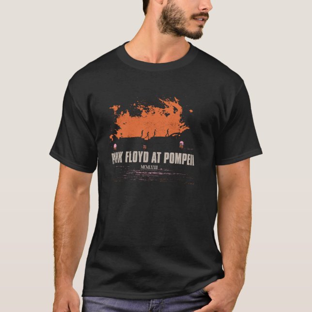 Pink Floyd Live at Pompeii Silhouettes T-Shirt (Vorderseite)