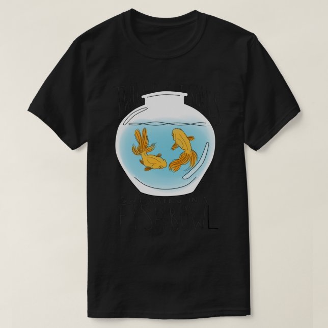 Pink Floyd - Zwei verlorene Souls Klassischer T -  T-Shirt (Design vorne)