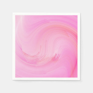 Pink Fluid Pour Ombre Serviette