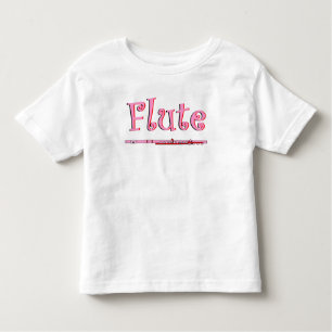 Pink Flute Kleinkind T-shirt