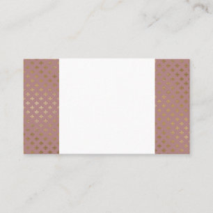 Pink Foil Business Cards Visitenkarte