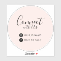 Pink | Folgen Sie Instagram & Facebook Werbeaktion