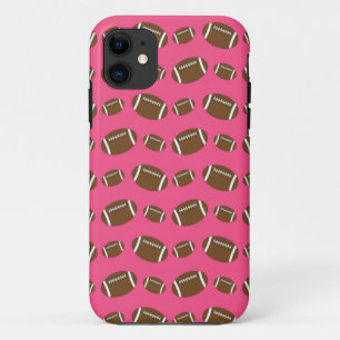 Pink Footballs Muster Case-Mate iPhone Hülle