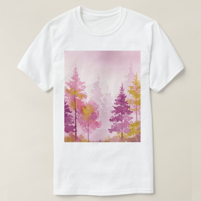 Pink forest  T-Shirt (Design vorne)