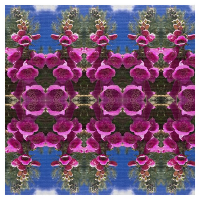 Pink Foxglove Stoff (Muster)