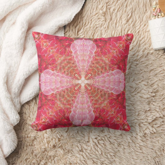 Pink Fraktal | Kissen (Decke)