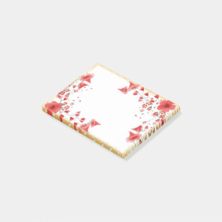 Pink Frame Post-it Notepad Klebezettel