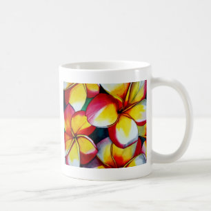 Pink Frangipani Blume Tasse Sacha Grossel Art