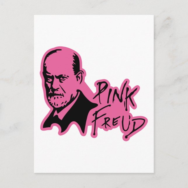 PINK FREUD Psychoanalyse Sound Edition Postkarte (Vorderseite)