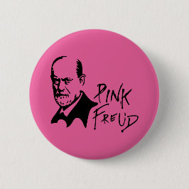 PINK FREUD Psychoanalysis Sound Edition Button
